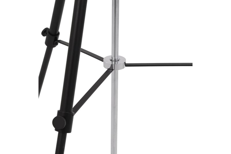 Stående lampe E27 svart og gull 51 cm - Svart - Belysning - Innendørsbelysning & Lamper - Gulvlampe