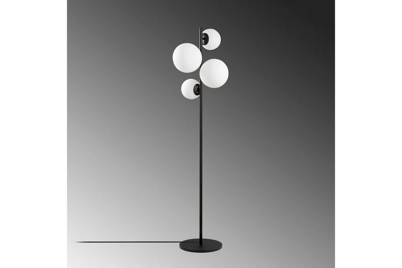 Gulvlampe Subin Svart / Hvit - Svart / Hvit - Belysning - Innendørsbelysning & Lamper - Soveromslampe