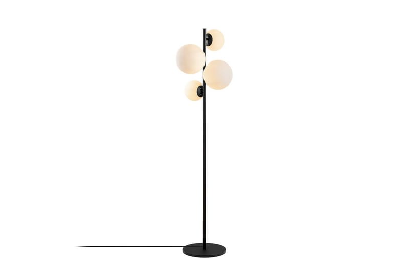 Gulvlampe Subin Svart / Hvit - Svart / Hvit - Belysning - Innendørsbelysning & Lamper - Soveromslampe