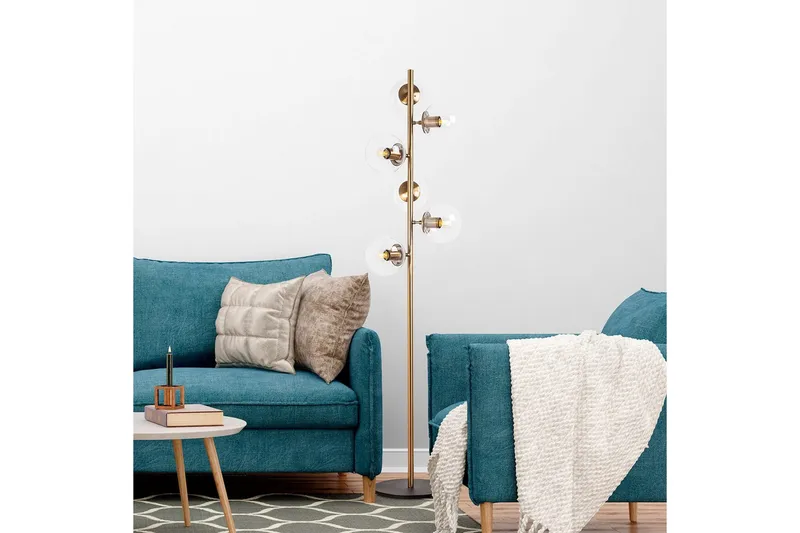 Gulvlampe Subin Vintage Transparent - Vintage Transparent - Belysning - Innendørsbelysning & Lamper - Soveromslampe