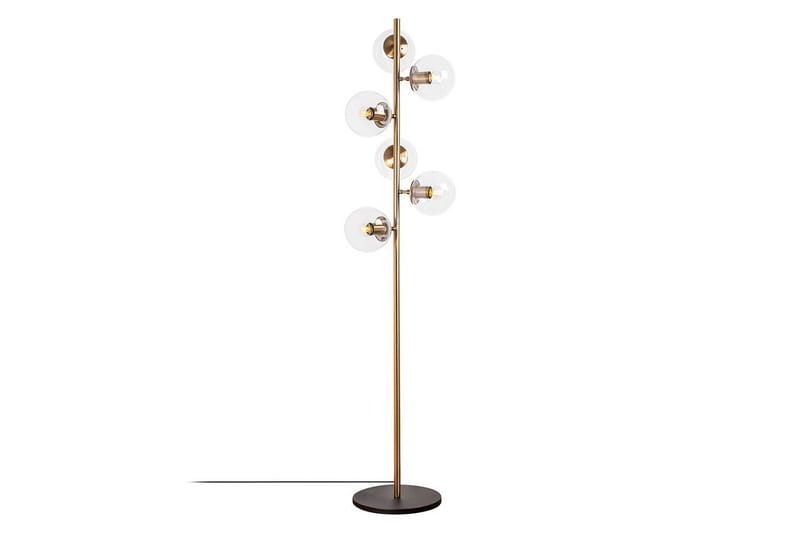 Gulvlampe Subin Vintage Transparent, Vintage Transparent