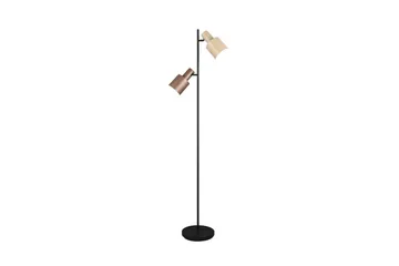 Gulvlampe TRIO Agudo Mangefarget - Mangefarget - Belysning - Innendørsbelysning & Lamper - Gulvlampe - Toarmet gulvlampe