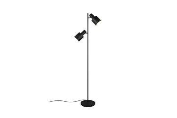 Gulvlampe TRIO Agudo Matt svart - Matt svart - Belysning - Innendørsbelysning & Lamper - Gulvlampe - Toarmet gulvlampe