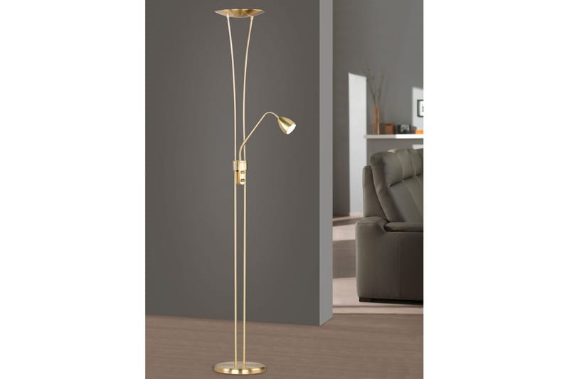 Gulvlampe TRIO Arizona Messing - Messing - Belysning - Innendørsbelysning & Lamper - Soveromslampe