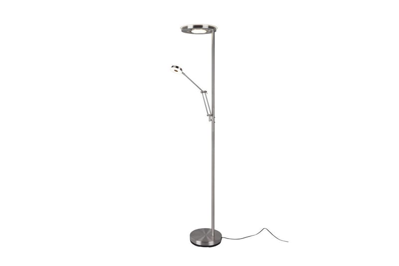 Gulvlampe TRIO Barrie Børstet stål - Børstet stål - Belysning - Innendørsbelysning & Lamper - Soveromslampe