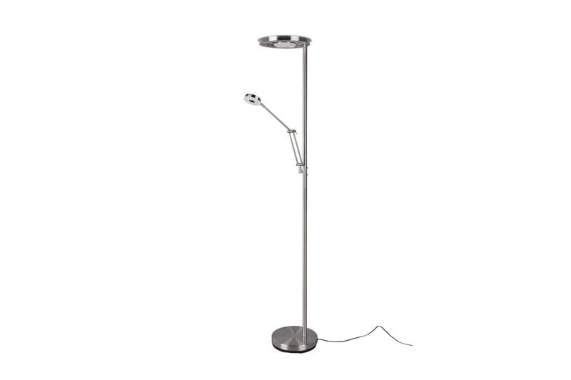 Gulvlampe TRIO Barrie Børstet stål - Børstet stål - Belysning - Innendørsbelysning & Lamper - Soveromslampe
