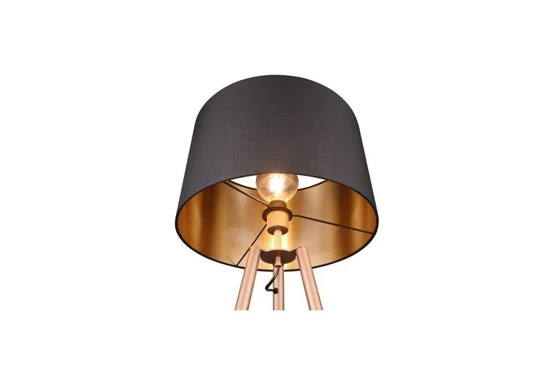 Gulvlampe TRIO Colette Kaffebrun - Kaffebrun - Belysning - Innendørsbelysning & Lamper - Soveromslampe