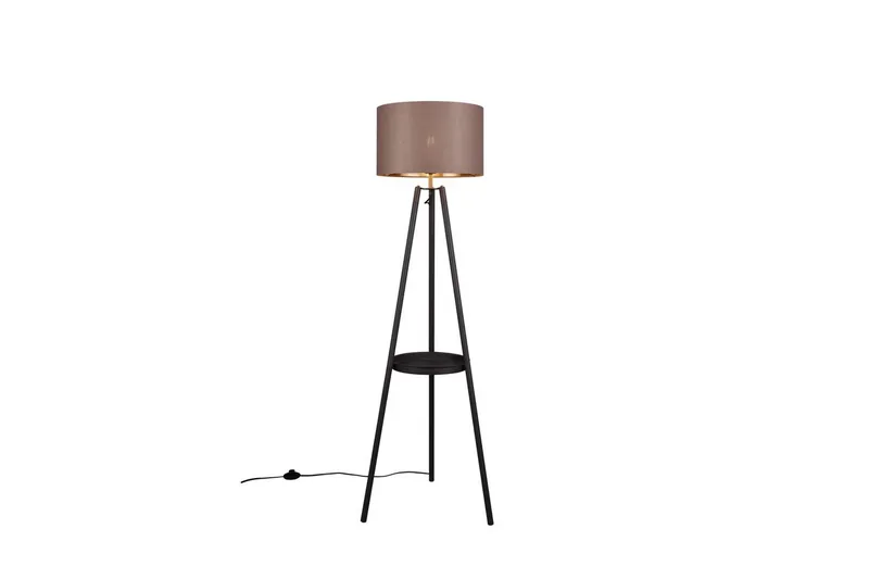 Gulvlampe TRIO Colette Matt svart, Matt svart