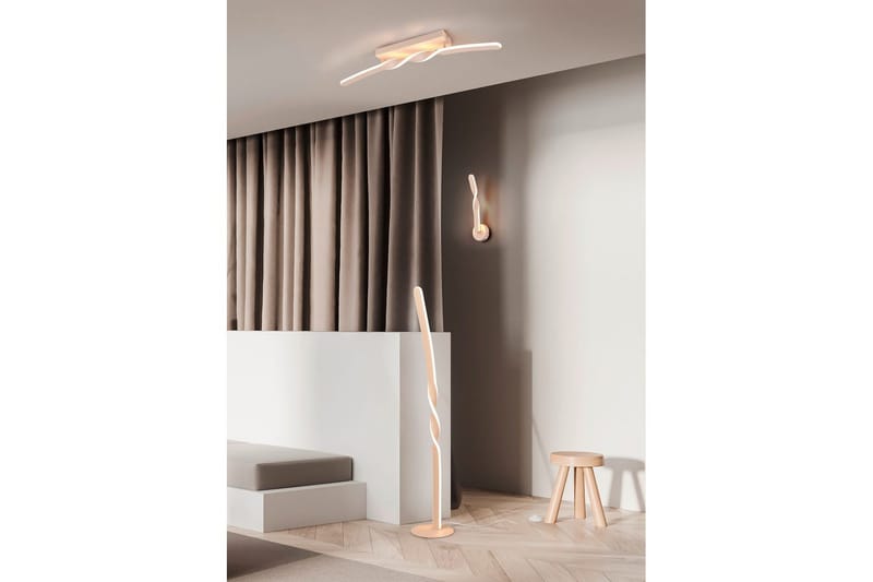 Gulvlampe TRIO Ginko Sand - Sand - Belysning - Innendørsbelysning & Lamper - Soveromslampe