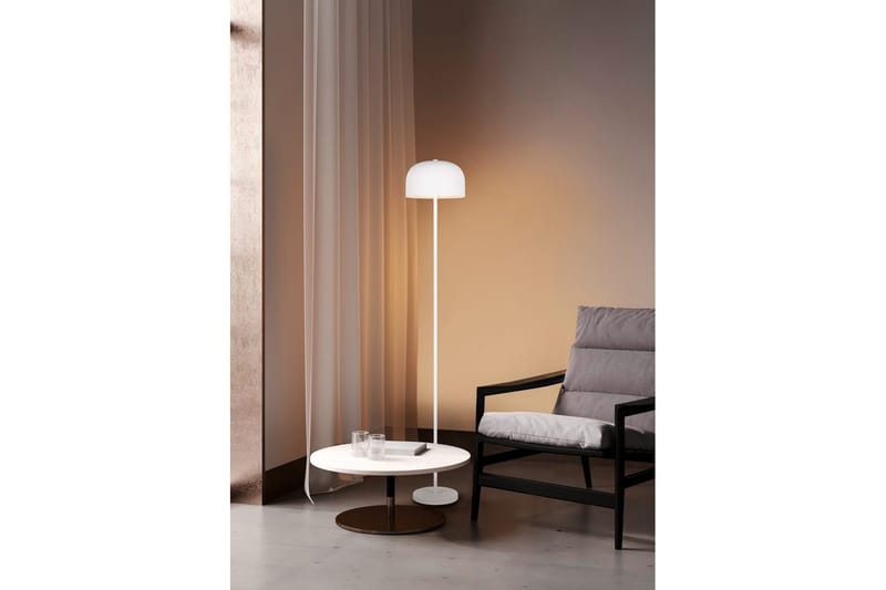 Gulvlampe TRIO Jeff Matt hvit - Matt hvit - Belysning - Innendørsbelysning & Lamper - Soveromslampe