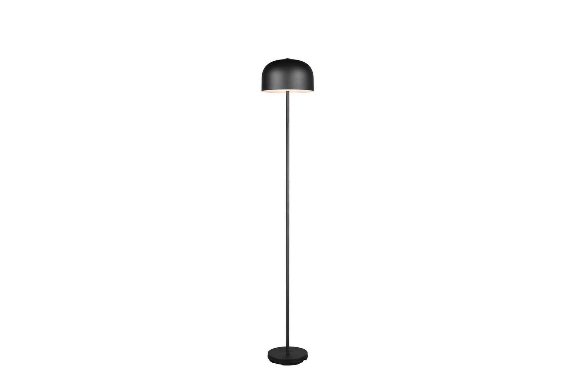 Gulvlampe TRIO Jeff Matt svart - Matt svart