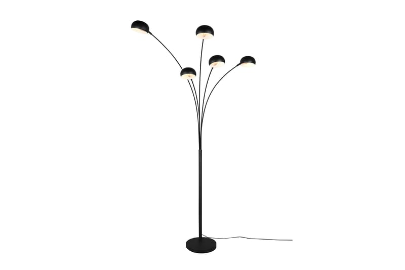 Trio Lighting Dito gulvlampe 5L E14 matt svart - Matt svart - Belysning - Innendørsbelysning & Lamper - Gulvlampe