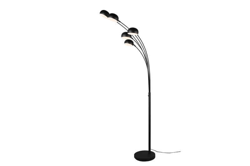 Trio Lighting Dito gulvlampe 5L E14 matt svart - Matt svart - Belysning - Innendørsbelysning & Lamper - Gulvlampe