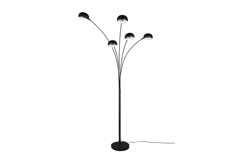 Trio Lighting Dito gulvlampe 5L E14 matt svart - Matt svart - Belysning - Innendørsbelysning & Lamper - Gulvlampe