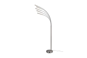 Trio Lighting Reed LED gulvlampe børstet stål - Belysning - Innendørsbelysning & Lamper - Gulvlampe