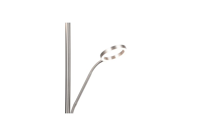 Gulvlampe TRIO Willis Børstet stål - Børstet stål - Belysning - Innendørsbelysning & Lamper - Soveromslampe