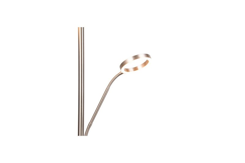 Gulvlampe TRIO Willis Børstet stål - Børstet stål - Belysning - Innendørsbelysning & Lamper - Soveromslampe