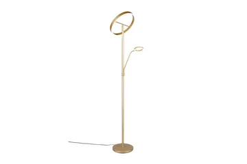 Gulvlampe TRIO Willis Gull - Gull - Belysning - Innendørsbelysning & Lamper - Gulvlampe - Toarmet gulvlampe