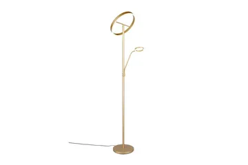 Gulvlampe TRIO Willis Gull - Gull - Belysning - Innendørsbelysning & Lamper - Gulvlampe - Toarmet gulvlampe