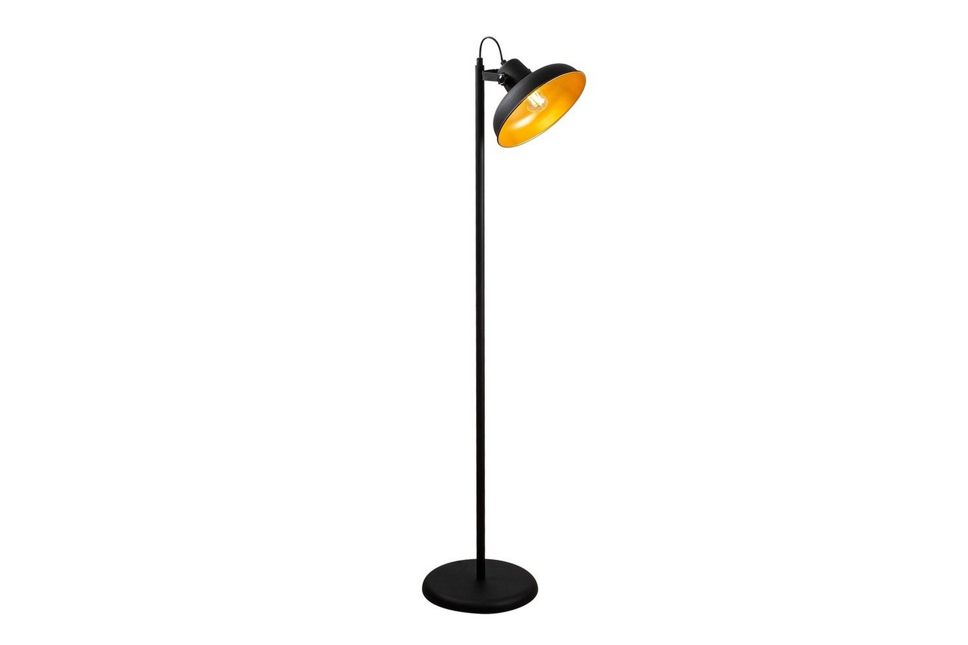 Gulvlampe Zinra svart / Gull - 30 x 43 cm