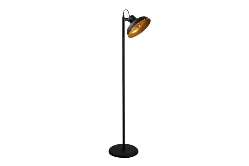Gulvlampe Zinra svart / Gull - 30 x 43 cm - Belysning - Innendørsbelysning & Lamper - Soveromslampe