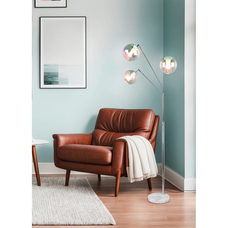 Gulvlampe Paxton - Krom - Belysning - Innendørsbelysning & Lamper - Soveromslampe