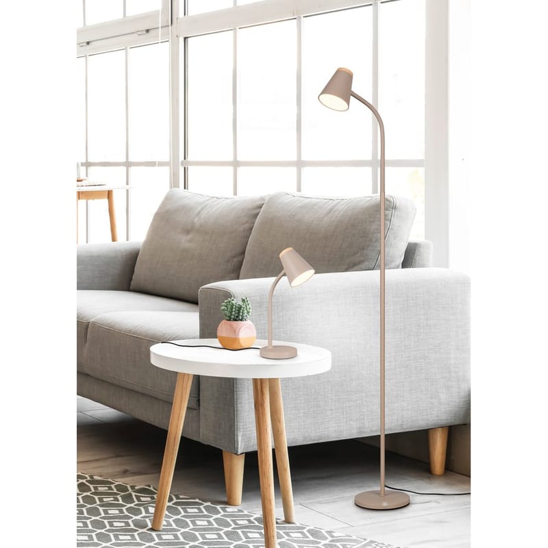Gulvlampe Pongo - Varm beige - Belysning - Innendørsbelysning & Lamper - Soveromslampe