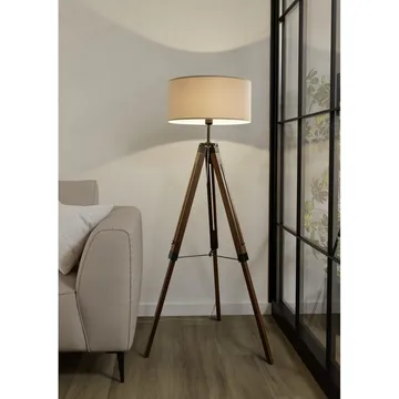 Gulvlys Lantada - Valnøtt Taupe - Belysning - Innendørsbelysning & Lamper - Soveromslampe
