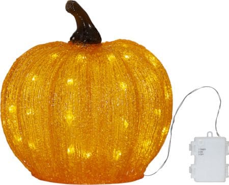 Harvy utendørsdekorasjon med belysning 25 cm - oransje - Belysning - Innendørsbelysning & Lamper - Dekorasjonsbelysning
