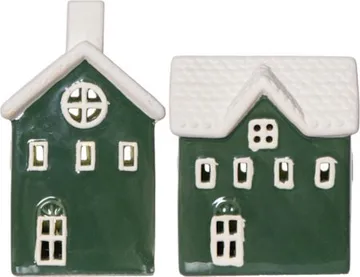 Husby juledekorasjon 19 cm - Grønn - Belysning - Innendørsbelysning & Lamper - Dekorasjonsbelysning