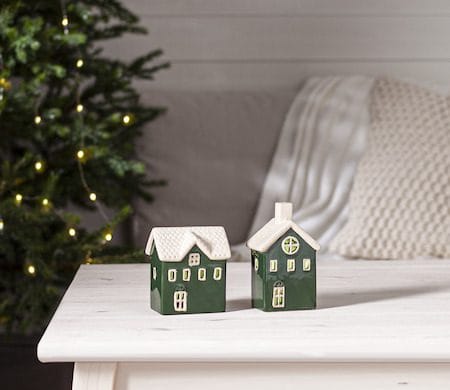 Husby juledekorasjon 19 cm - Grønn - Belysning - Innendørsbelysning & Lamper - Dekorasjonsbelysning
