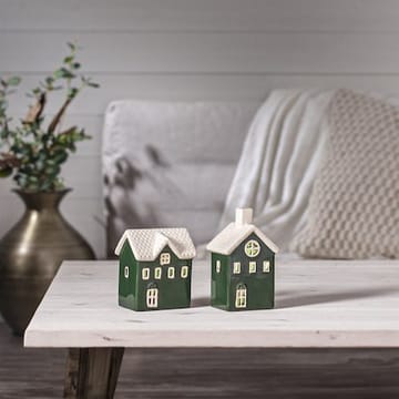 Husby juledekorasjon 19 cm - Grønn - Belysning - Innendørsbelysning & Lamper - Dekorasjonsbelysning