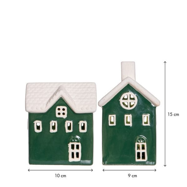 Husby juledekorasjon 19 cm - Grønn - Belysning - Innendørsbelysning & Lamper - Dekorasjonsbelysning