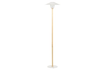 Imbros Gulvlampe 153 cm - Lyst tre/Hvit - Belysning - Innendørsbelysning & Lamper - Soveromslampe