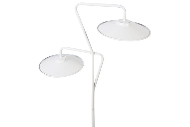 Karpathy Gulvlampe 140 cm - Hvit - Belysning - Innendørsbelysning & Lamper - Gulvlampe - Toarmet gulvlampe