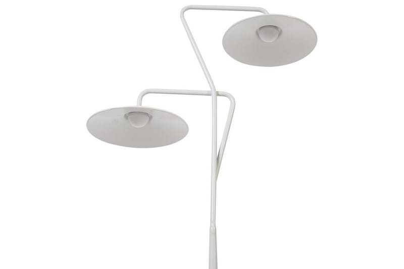 Karpathy Gulvlampe 140 cm - Hvit - Belysning - Innendørsbelysning & Lamper - Gulvlampe - Toarmet gulvlampe