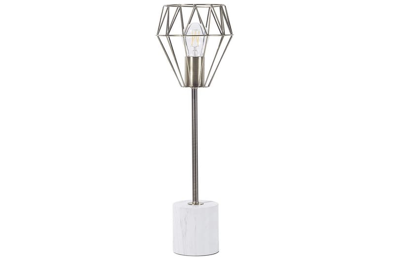 Kasik Bordlampe 49 cm E27 - Messing/Hvit - Belysning - Innendørsbelysning & Lamper - Vinduslampe - Vinduslampe på fot