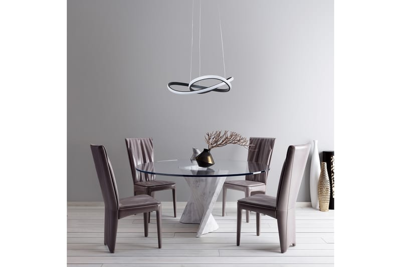 Trio Lighting Course LED taklampe matt sort - Matt svart - Belysning - Innendørsbelysning & Lamper - Kjøkkenlampe - Taklampe kjøkken