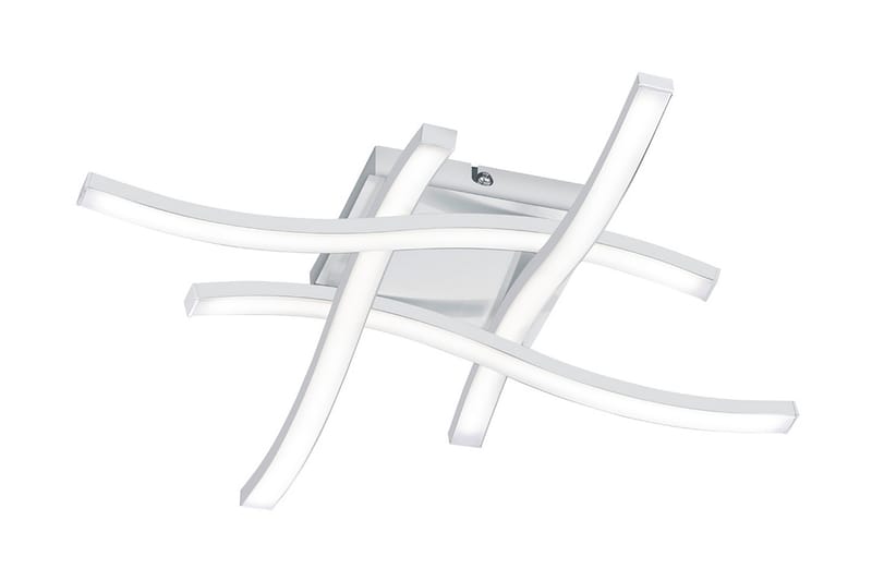 Trio Lighting Route LED plafond 4L matt hvit - Belysning - Innendørsbelysning & Lamper - Kjøkkenlampe - Taklampe kjøkken