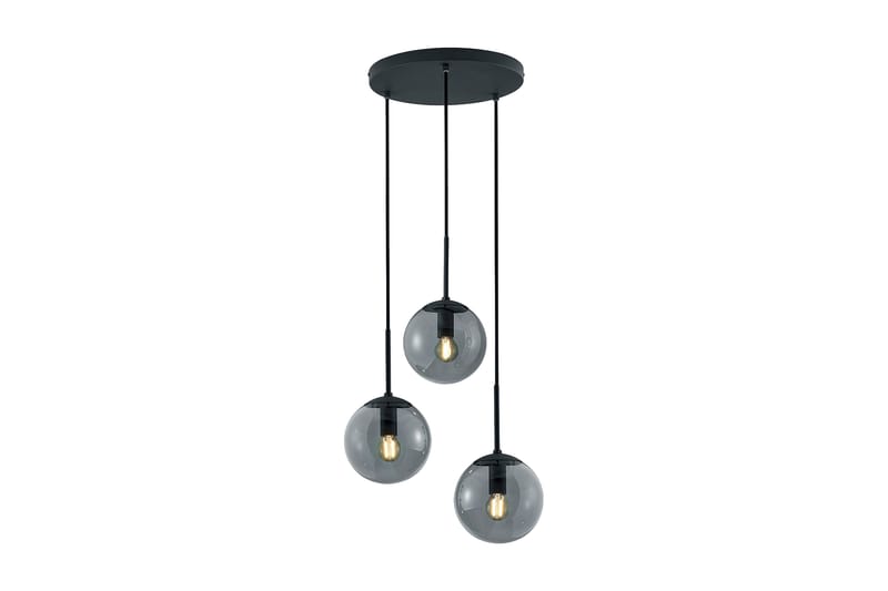 Trio Lighting Balini taklampe 3L E14 antrasitt, TRIO
