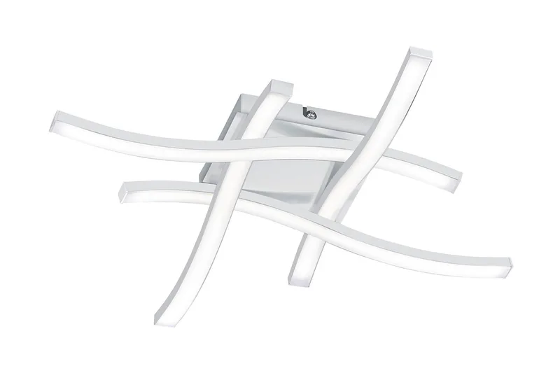 Trio Lighting Route LED plafond 4L matt hvit, TRIO