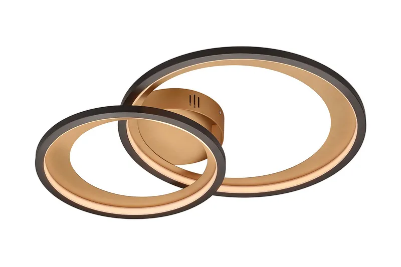 Trio Lighting Granada LED plafond 59cm matt sort - Matt svart - Belysning - Innendørsbelysning & Lamper - Taklampe - Pendellamper & Hengelamper