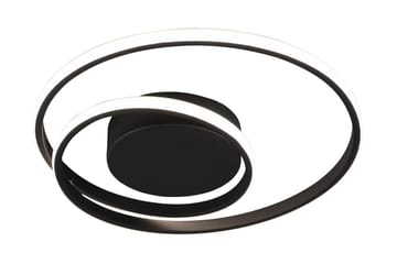 Trio Lighting Zibal LED plafond matt sort - Matt svart - Belysning - Innendørsbelysning & Lamper - Taklampe - Pendellamper & Hengelamper