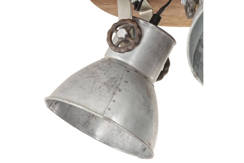 Industriell taklampe 25 W sølv 42x27cm E27 - Silver - Taklampe kjøkken - Vinduslampe hengende - Vinduslampe - Pendellamper & Hengelamper - Soveromslampe - Stuelampe