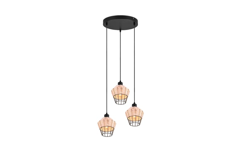 Borka Pendellampe 3 Lamper E27 Rotting - Trio Lighting - Belysning - Innendørsbelysning & Lamper - Kjøkkenlampe - Taklampe kjøkken