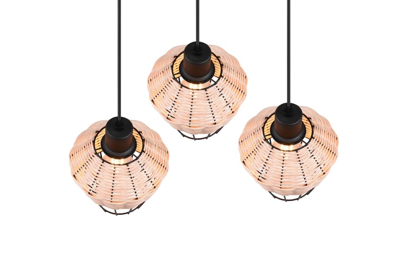 Borka Pendellampe 3 Lamper E27 Rotting - Trio Lighting - Belysning - Innendørsbelysning & Lamper - Kjøkkenlampe - Taklampe kjøkken