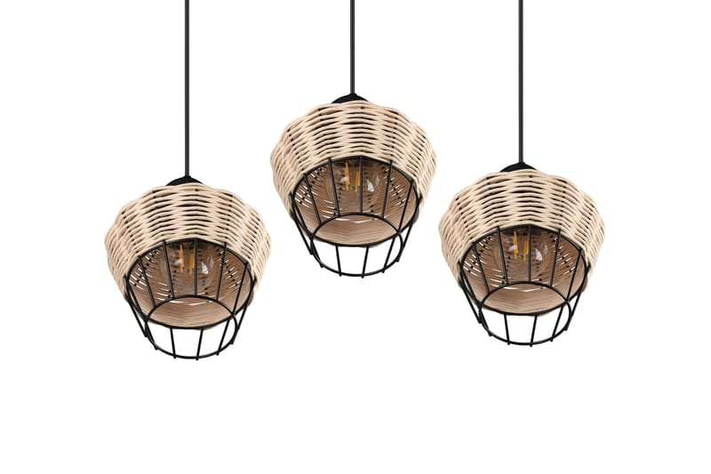 Borka Pendellampe 3 Lamper E27 Rotting - Trio Lighting - Belysning - Innendørsbelysning & Lamper - Kjøkkenlampe - Taklampe kjøkken
