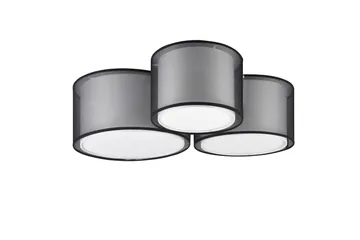 Burton Taklampe 3-os E27 Mattsvart - Belysning - Innendørsbelysning & Lamper - Kjøkkenlampe - Taklampe kjøkken
