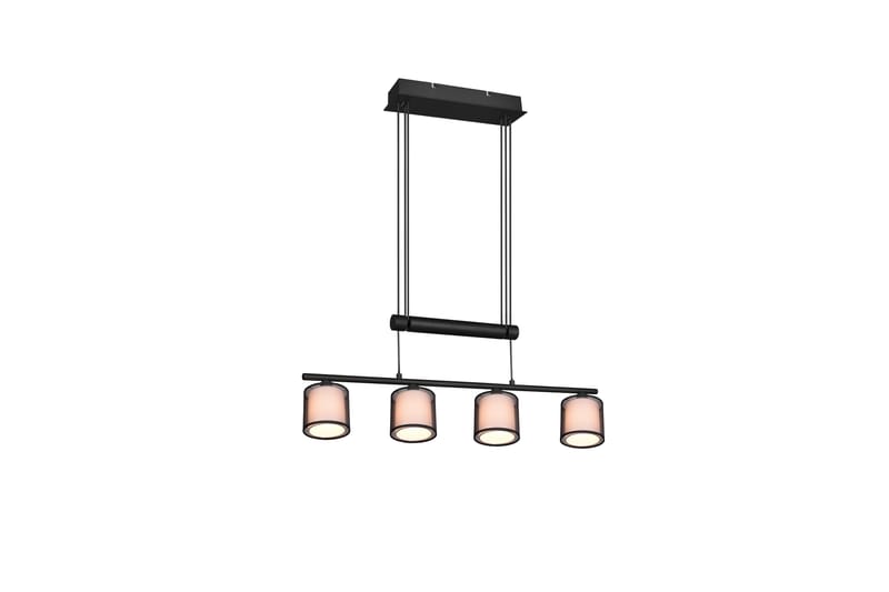 Burton Pendellampe 4-os E14 Mattsvart - Belysning - Innendørsbelysning & Lamper - Kjøkkenlampe - Taklampe kjøkken