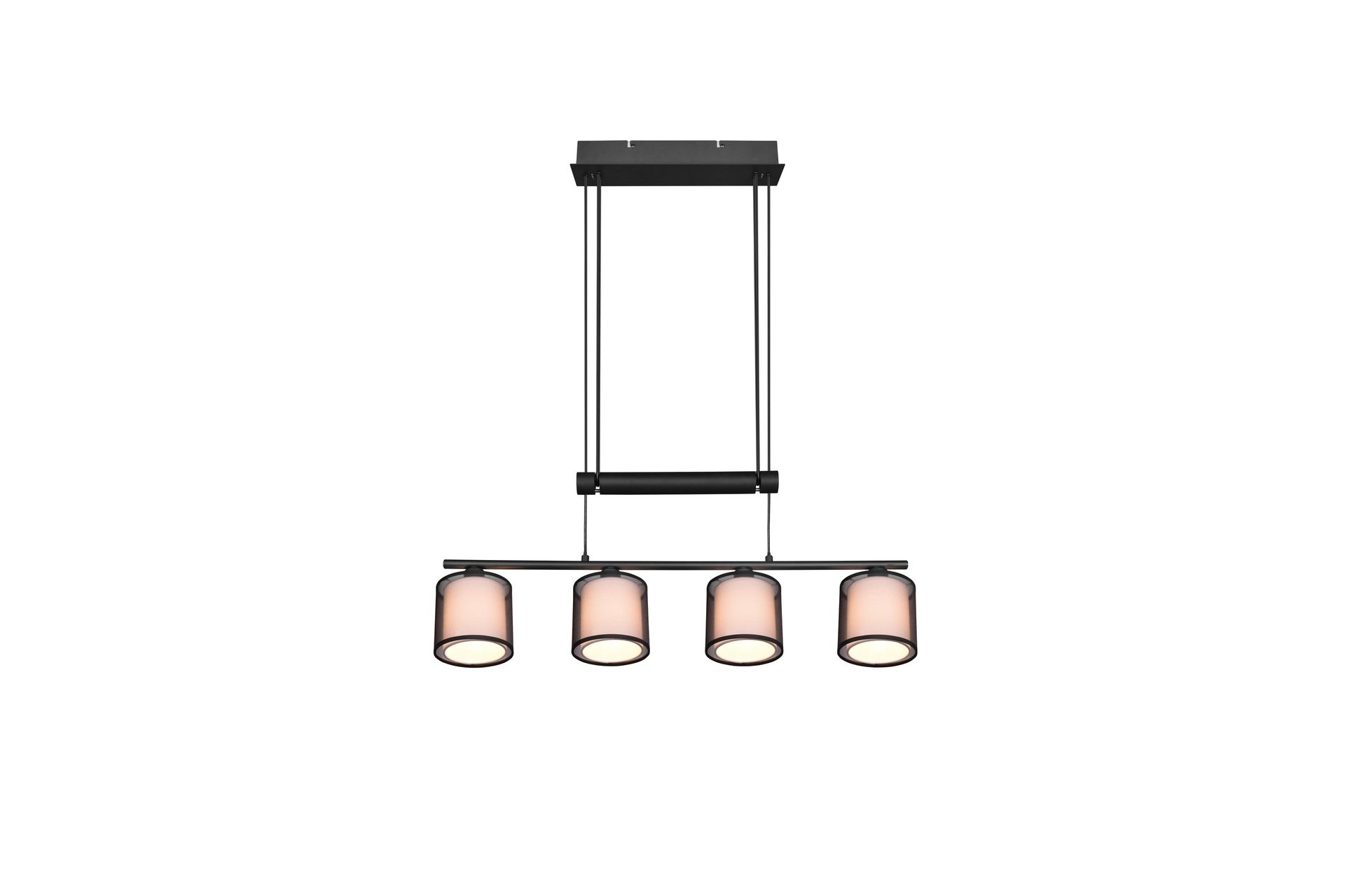 Burton Pendellampe 4-os E14 Mattsvart - Belysning - Innendørsbelysning & Lamper - Kjøkkenlampe - Taklampe kjøkken